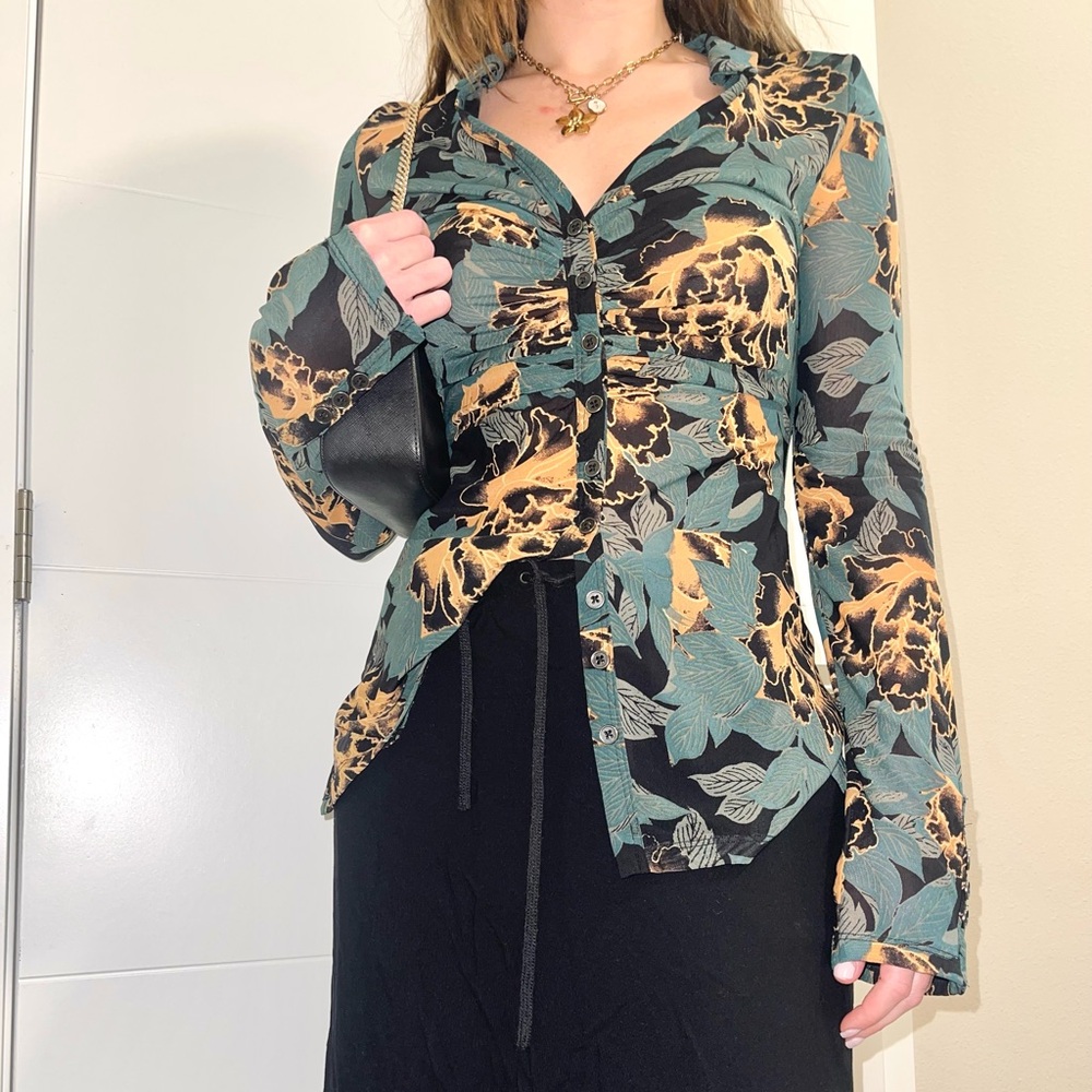 Free People floral top